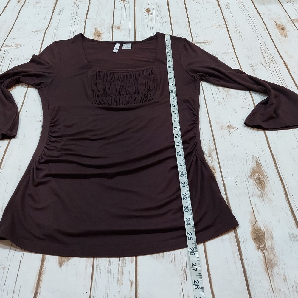 Sami & Jo Rayon Ruched Top - Picture 9 of 10